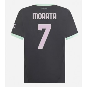 Pánské fotbalový oblečení AC Milan Alvaro Morata #7 Tretí košile 2024-25 Krátkým Rukávem